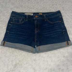 PILCRO and The Letterpress Stet Fit cuffed shorts size 28. Anthropologie. EUC